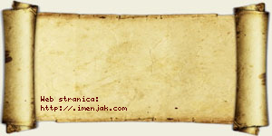 Jakov Janošević vizit kartica